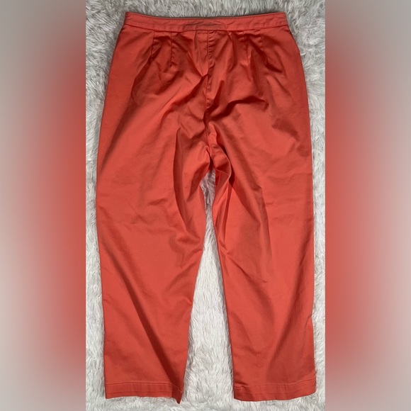 Liz Claiborne LizSport petite Women's Ankle Pant Coral - Picture 2 of 4
